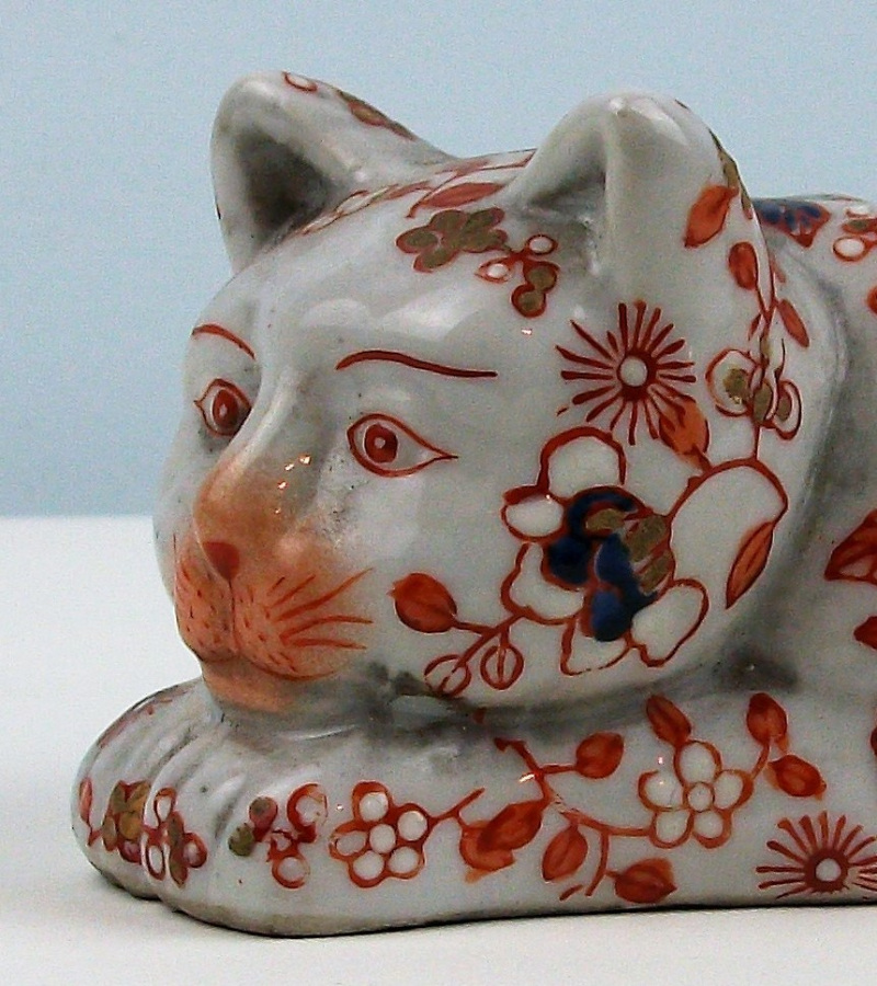 early 20th century Imari Cat